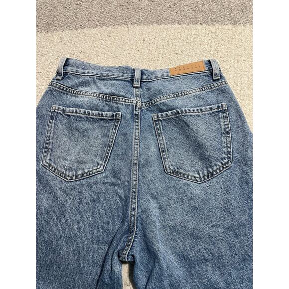 Pacsun High Rise Bootcut Cropped Jeans Womens 28 (28x22 actual measurement) Blue - Picture 13 of 13